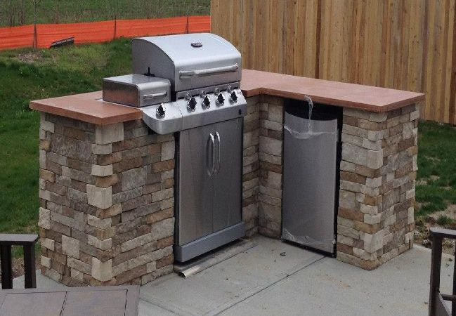 Outdoor Kitchen Cost
 Redditor lukeyboy767 builds a low cost outdoor kitchen
