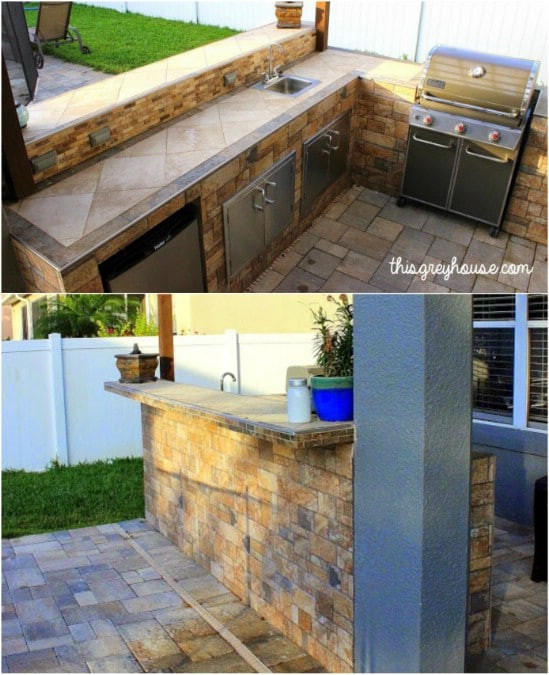 Outdoor Kitchen Plans Diy
 15 Amazing DIY Outdoor Kitchen Plans You Can Build A