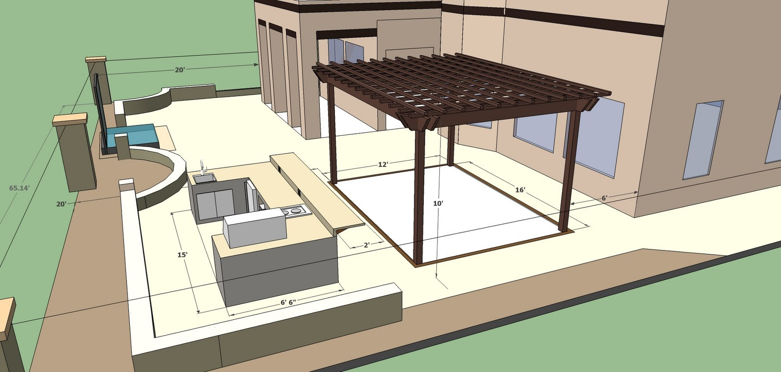 Outdoor Kitchen Sketchup
 what s going on November 2011