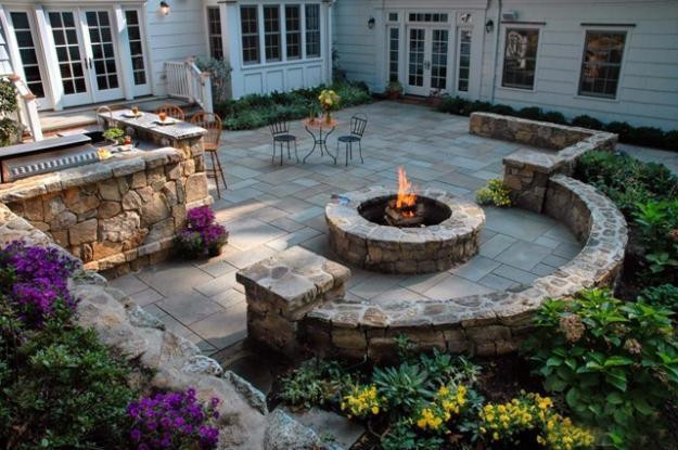 Outdoor Landscape With Stones
 30 Stone Wall and Design Ideas to Beautify Yard