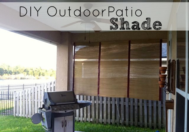 Outdoor Patio DIY
 DIY Outdoor Patio Shade – Saving The Family Money