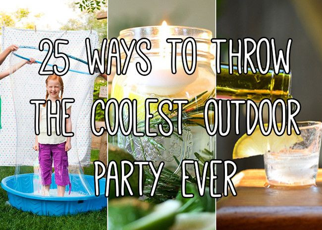 Outdoor Summer Birthday Party Ideas
 25 Backyard Party Ideas For The Coolest Summer Bash Ever