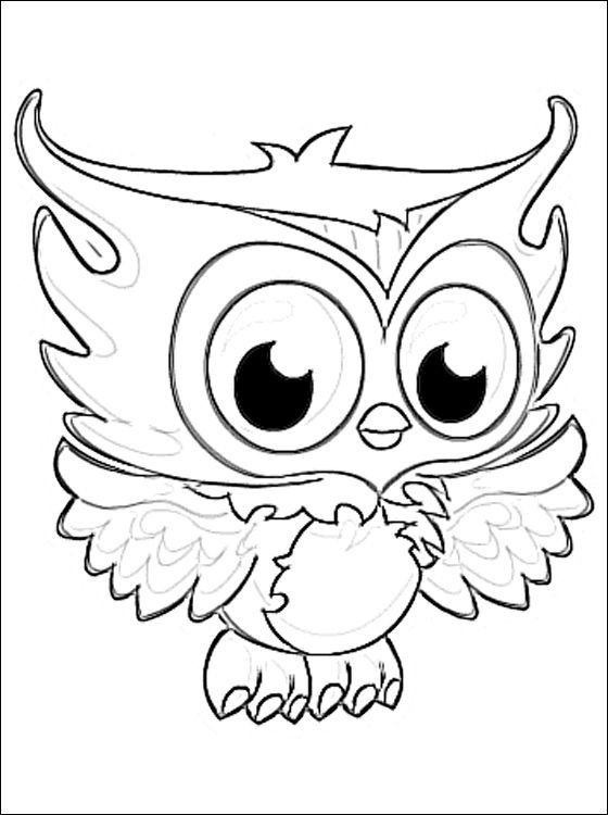 Owl Coloring Pages For Girls
 Ghoulia Yelps Monster High Coloring Page
