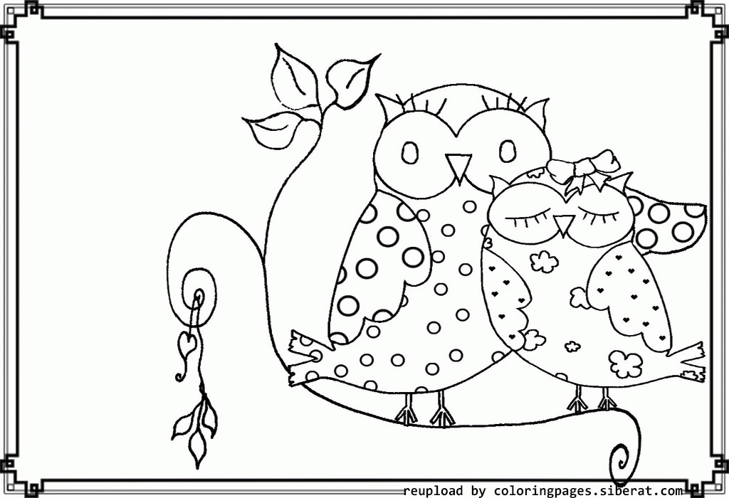 Owl Coloring Pages For Girls
 Free Printable Coloring Pages Owls Coloring Home
