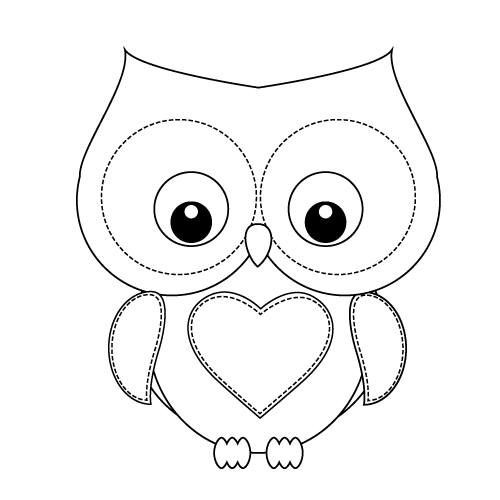 Owl Coloring Pages For Girls
 Pin van Adi op Owls Owl coloring pages Owl cartoon en