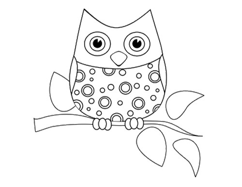 Owl Coloring Pages For Kids
 Funny Little Owl Coloring Pages Printable Kids Viatolosa