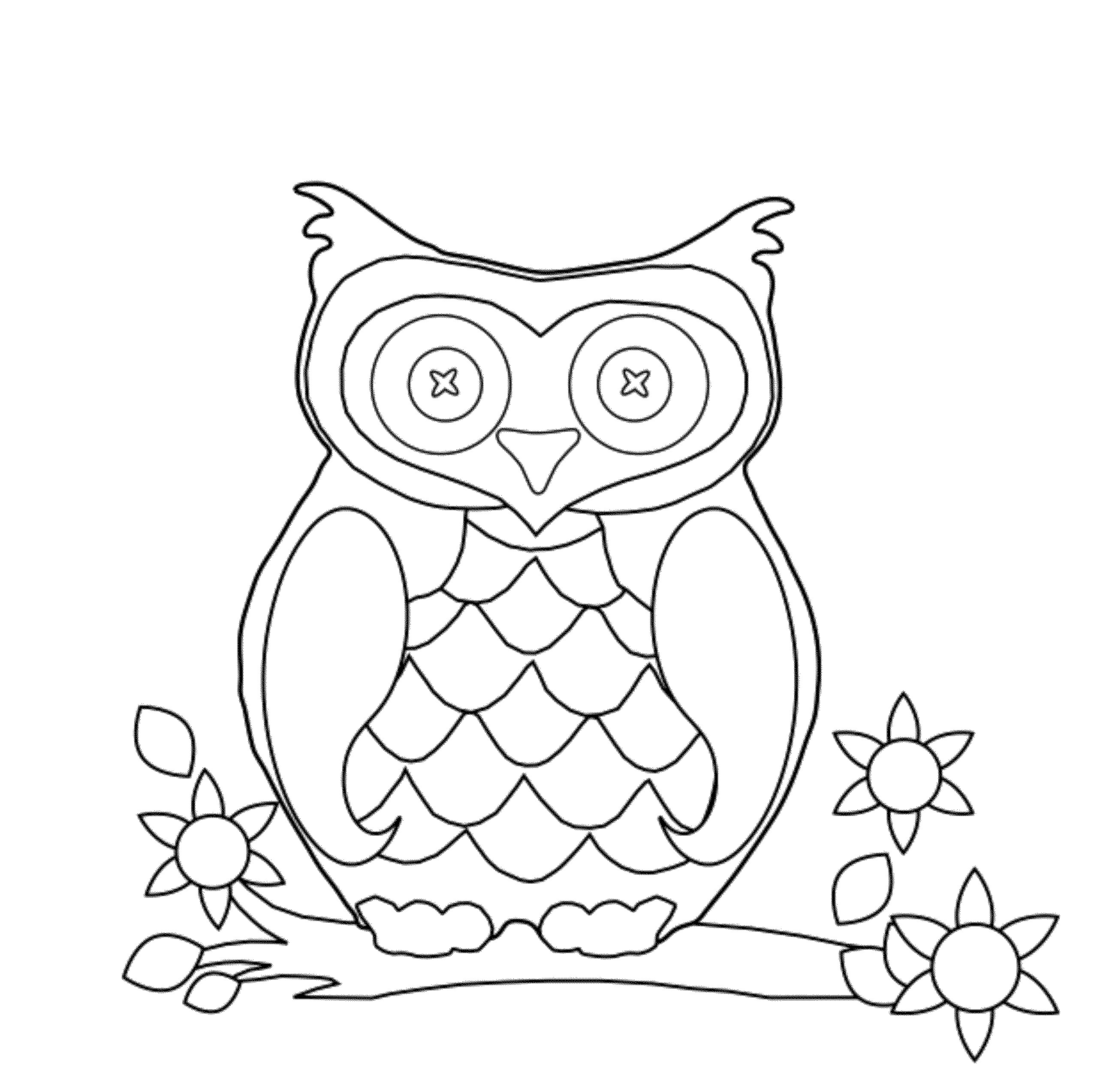 Owl Coloring Pages For Kids
 Print & Download Owl Coloring Pages for Your Kids