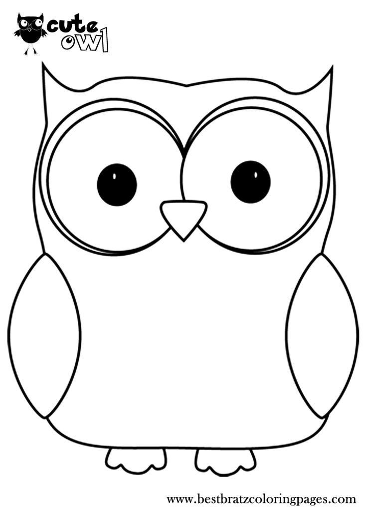 Owl Coloring Pages For Kids
 Owl Coloring Pages Print Free Printable Cute Owl Coloring