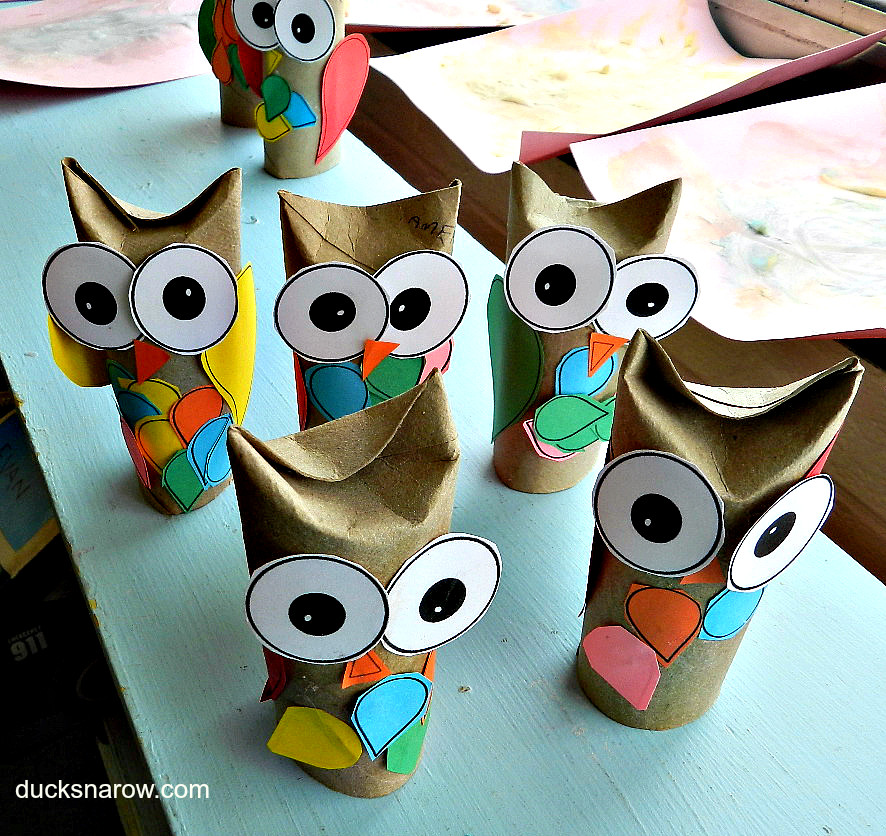 Owl Crafts For Preschoolers
 O is for Owl Ducks n a Row