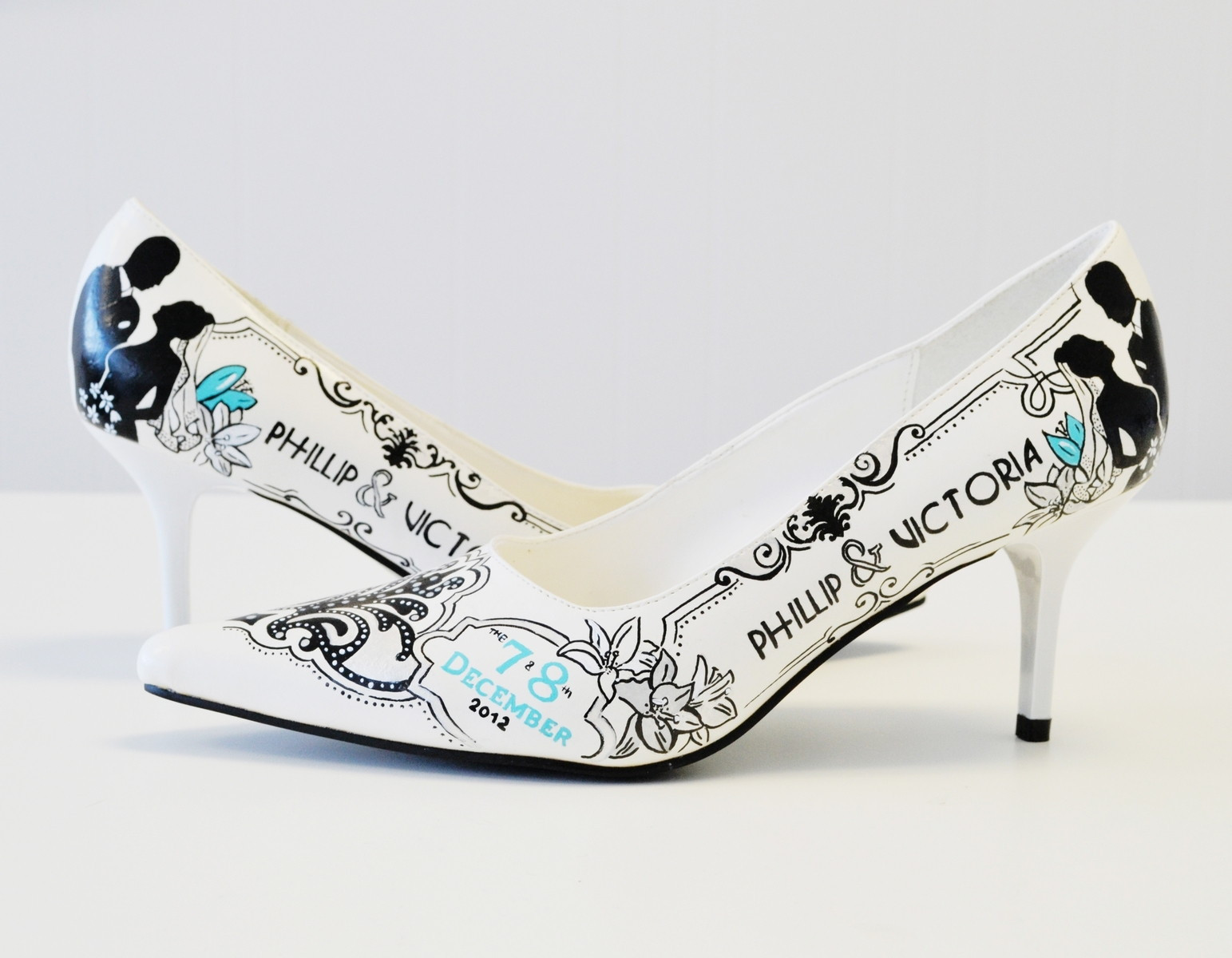 Painted Wedding Shoes
 Scarpe Personalizzate Matrimonio – Scarpe Personalizzate