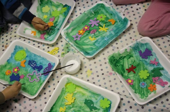 Painting Craft Ideas For Toddlers
 Spring Art Project for Toddlers Styrofoam Art Happy