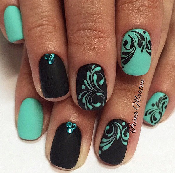 Painting Nail Ideas
 50 Beautiful and Unique Green Nail Art Designs Ideas