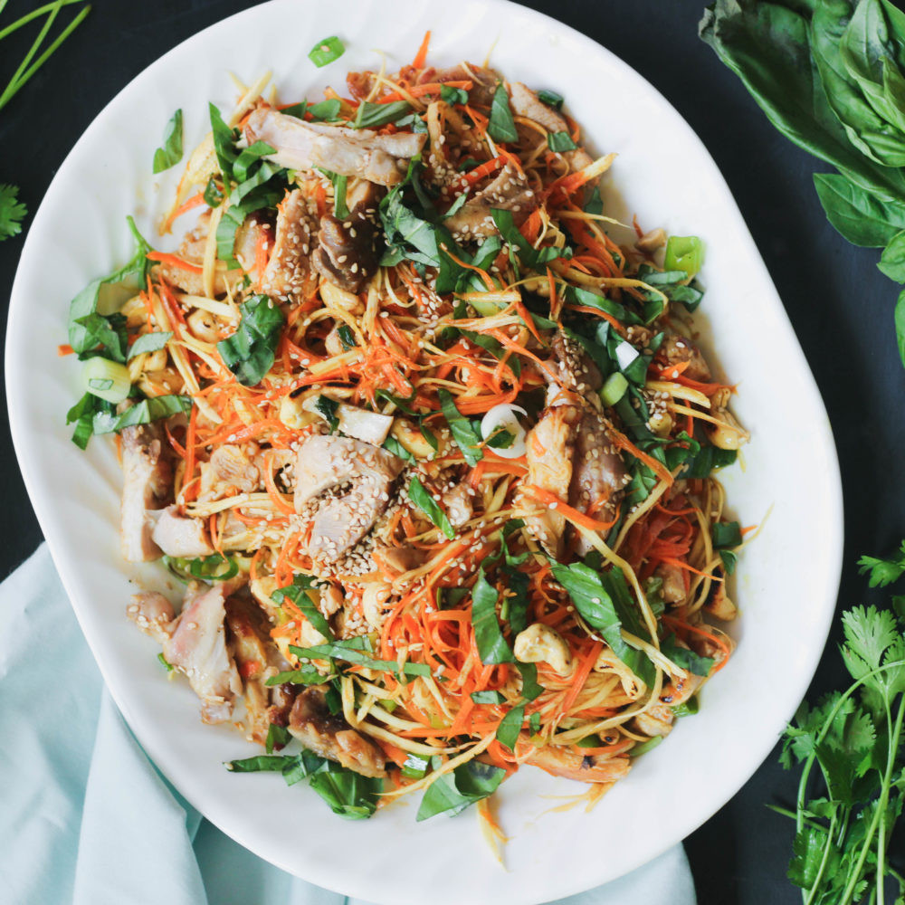 Paleo Asian Recipes
 Paleo Asian Chicken "Noodle" Salad [Video] – What Great
