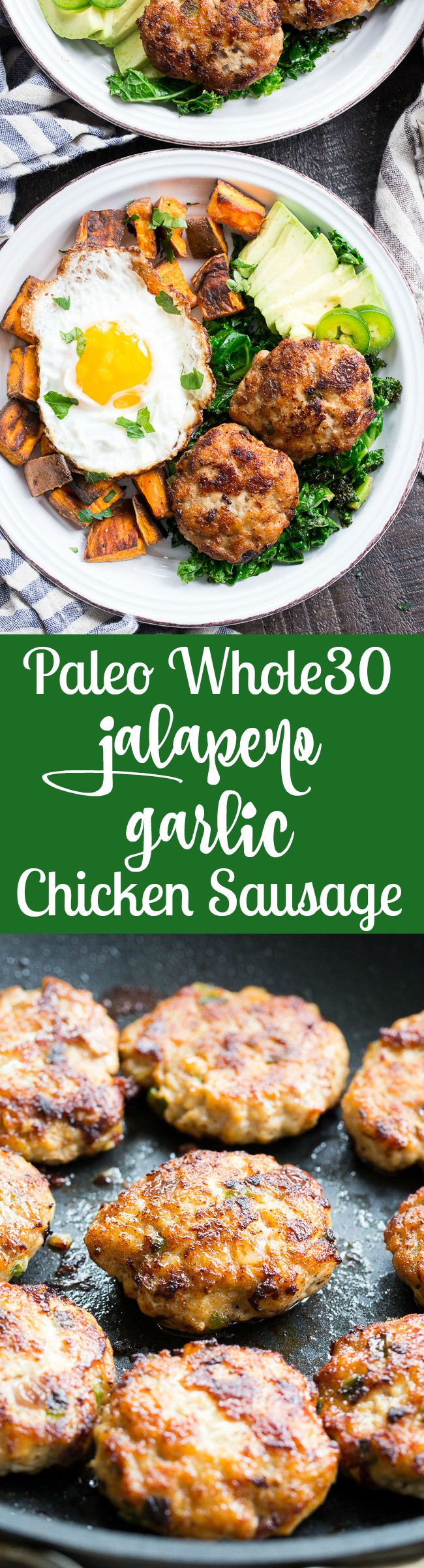 Paleo Chicken Sausage Recipes
 Garlic Jalapeno Chicken Sausage Patties Paleo Whole30