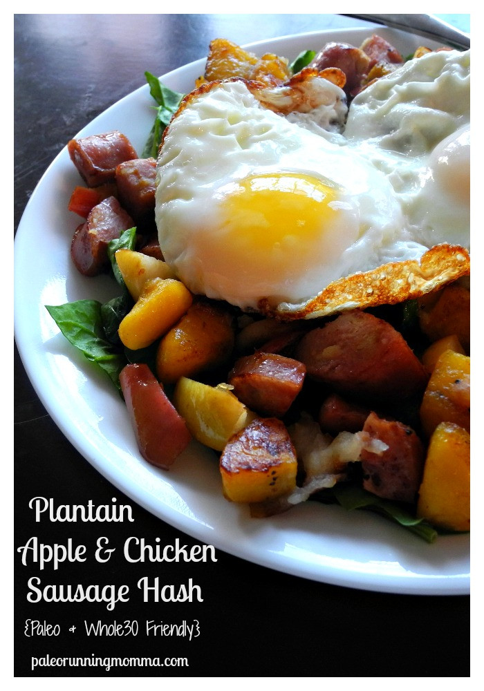 Paleo Chicken Sausage Recipes
 Plantain Apple Chicken Sausage Breakfast Hash Paleo
