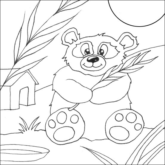 Panda Coloring Pages For Kids
 Free Printable Panda Coloring Pages For Kids