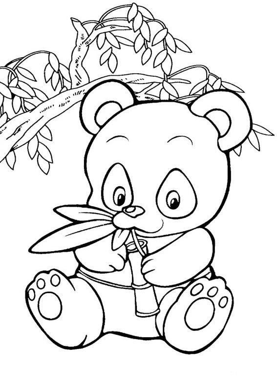 Panda Coloring Pages For Kids
 Pin by Shreya Thakur on Free Coloring Pages