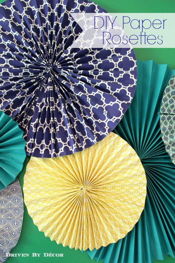 Paper Decorations DIY
 DIY Tutorial How to Make Paper Rosettes