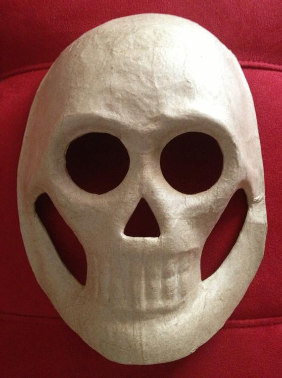 Paper Mache Masks DIY
 DIY 5 LARGE MASKS Paper Mache Skull Masks Day by