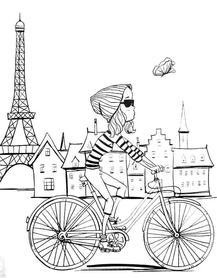 Paris Coloring Pages For Kids
 Revista Vida simples colorir adult coloring pages Paris