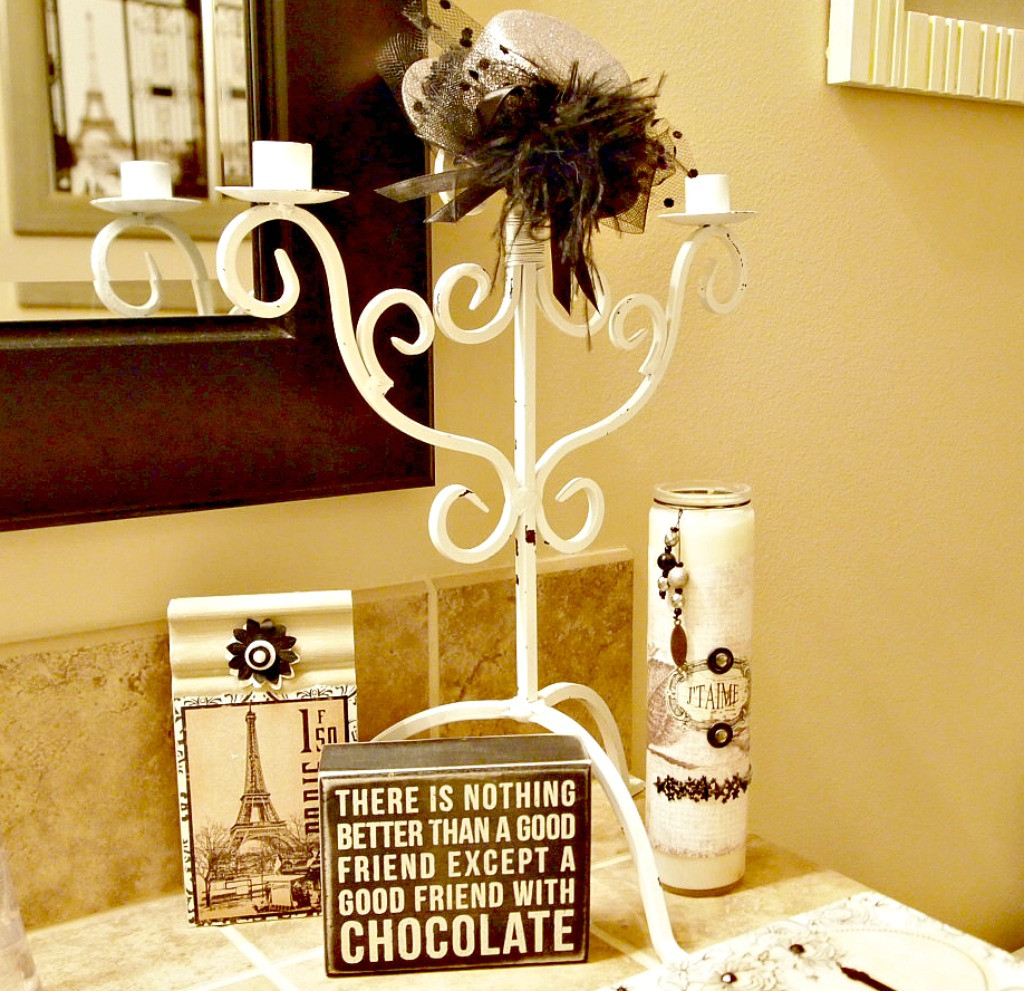 Paris Themed Bathroom Decor
 Room Makeover Using What You Have Live Creatively Inspired