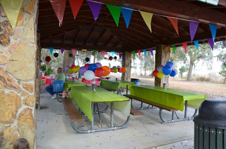Park Birthday Party
 How to decorate the pavilion in 2020