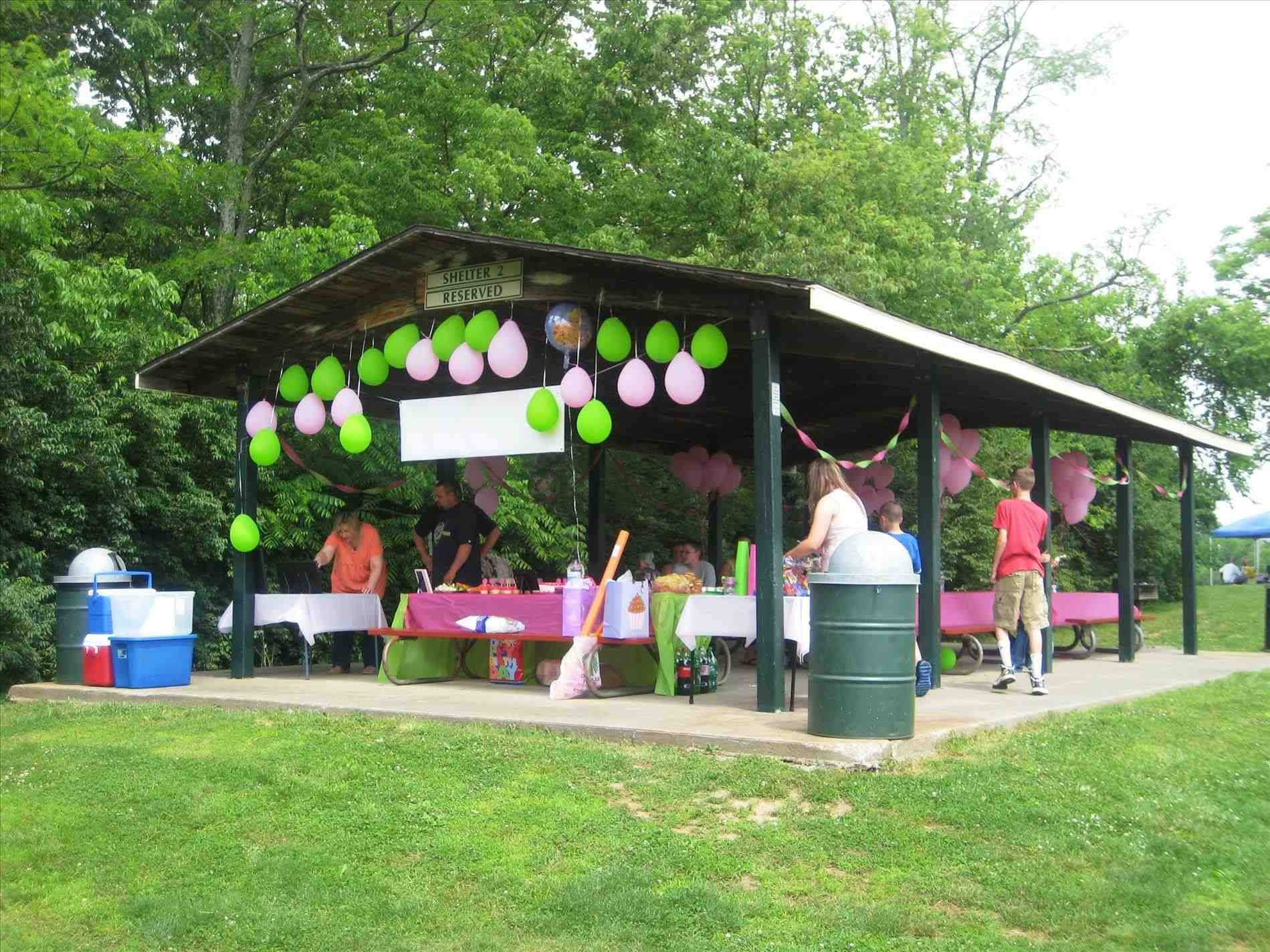 Park Birthday Party
 Image result for how to decorate a park pavilion for a