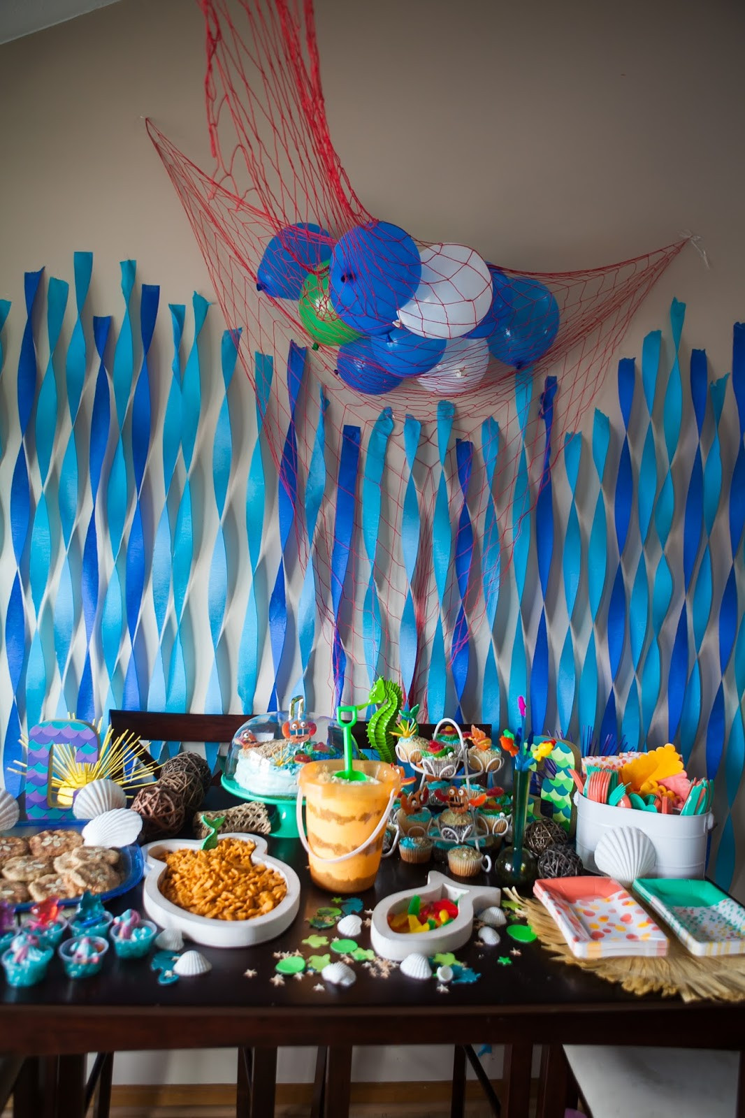 Party At The Beach Ideas
 You Are My Licorice Carys s Third Birthday Under the Sea