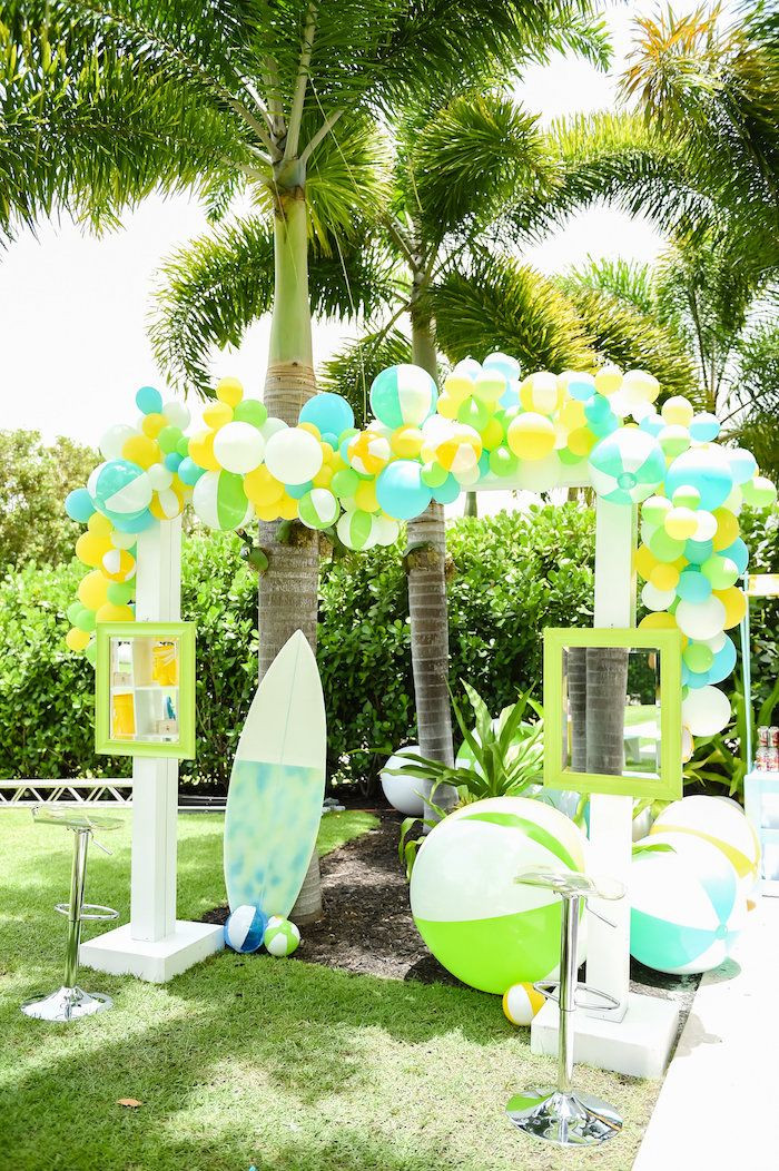 Party At The Beach Ideas
 Surf s Up Beach Birthday Party
