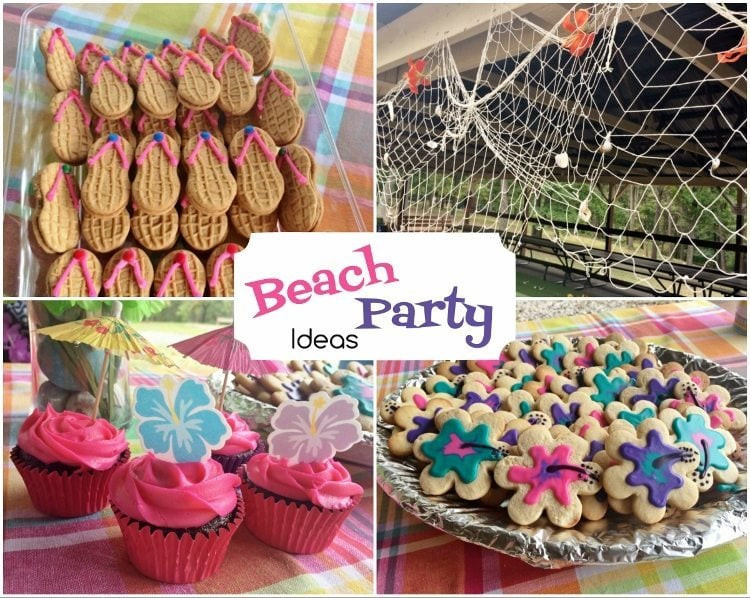 Party At The Beach Ideas
 Beach Party Birthday DIY Inspired