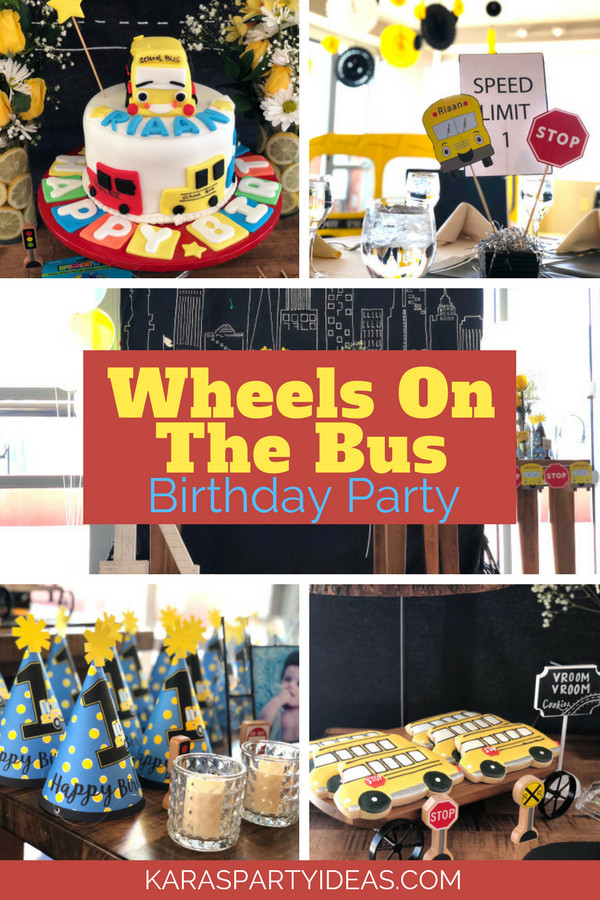 Party Bus Food Ideas
 Kara s Party Ideas Wheels on the Bus Birthday Party