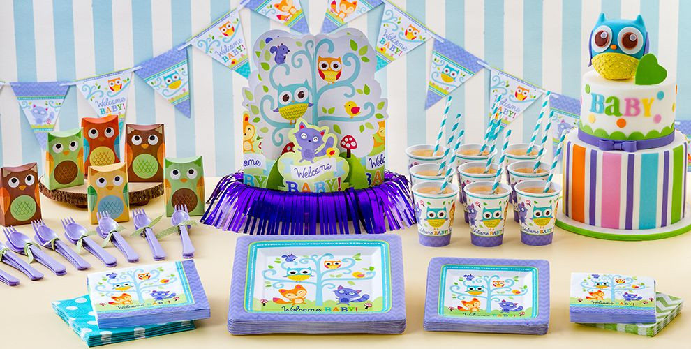 Party City Baby Shower Stuff
 Woodland Baby Shower Party Supplies