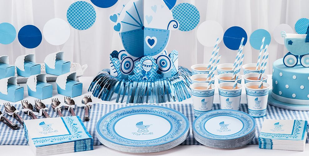 Party City Baby Shower Stuff
 Celebrate Boy Baby Shower Supplies Party City