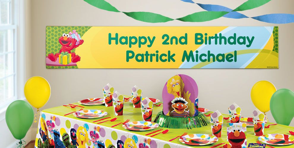 Party City Birthday Banners
 Custom Elmo Birthday Banners Party City