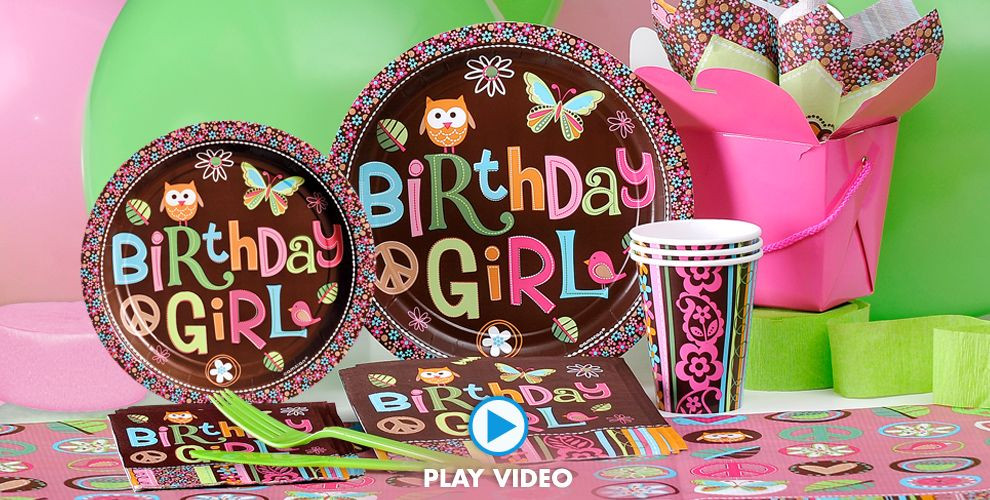 Party City Birthday Decorations
 Hippie Chick Birthday Party Supplies Hippie Chick