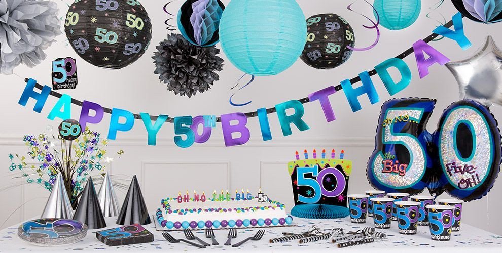Party City Birthday Decorations
 The Party Continues 50th Birthday Party Supplies Party City
