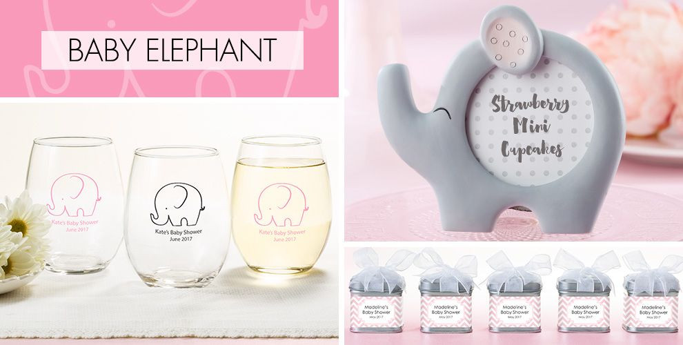 Party City Elephant Baby Shower
 Pink Baby Elephant Baby Shower Party Supplies Party City