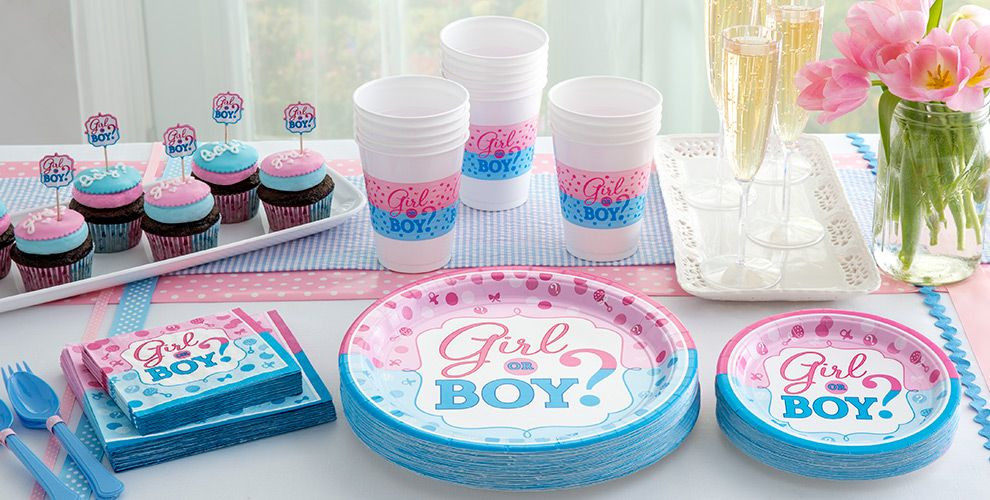 Party City Gender Reveal Ideas
 Girl or Boy Gender Reveal Party Supplies
