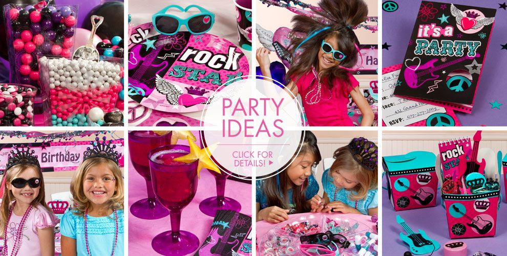 Party City Girl Birthday Decorations
 Rocker Girl Party Supplies Party City