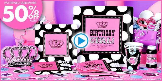 Party City Girl Birthday Decorations
 Rocker Princess Party Supplies Rocker Princess Birthday