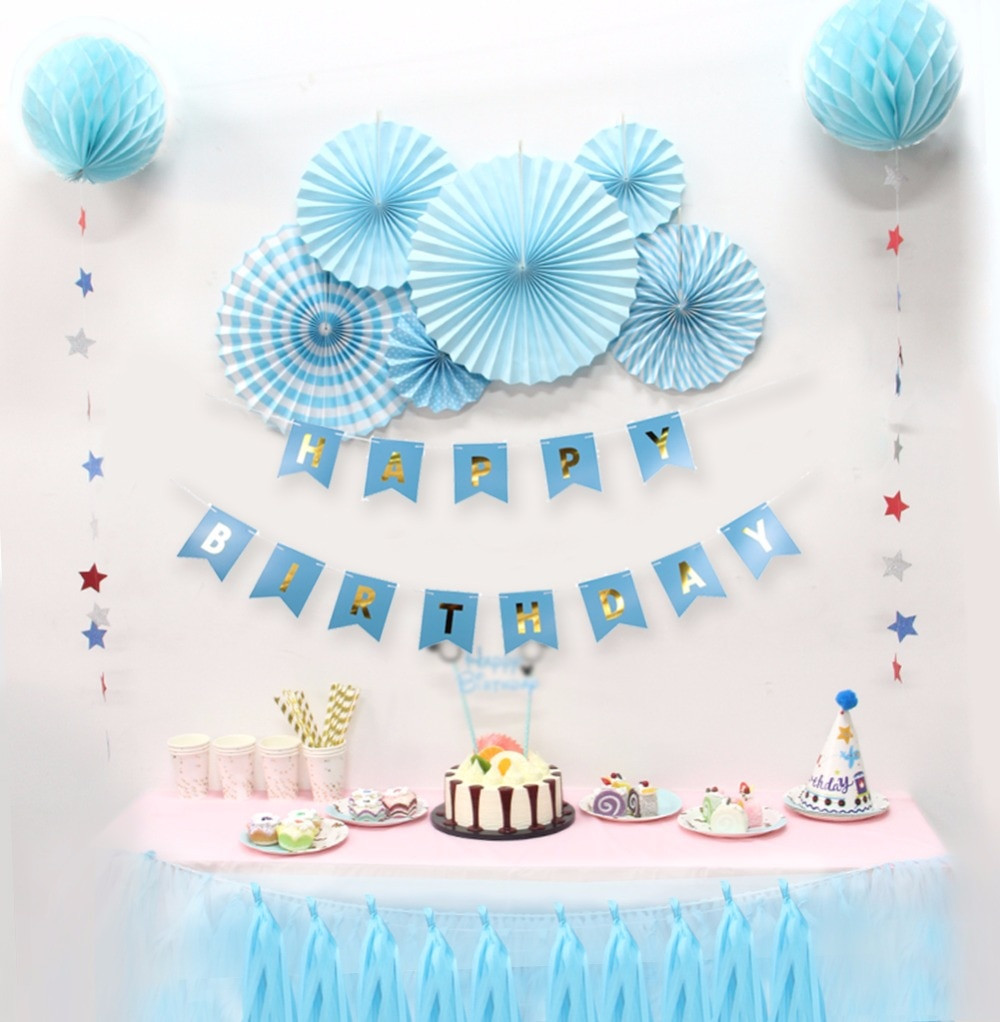 Party Decoration DIY
 Baby Shower Birthdays Party Decorations Boy Holiday