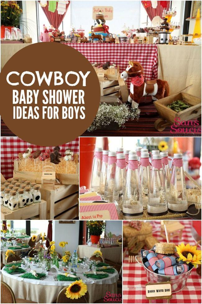 Party Decorations For Baby Shower
 Bouncing Baby Buckaroo Cowboy Themed Baby Shower