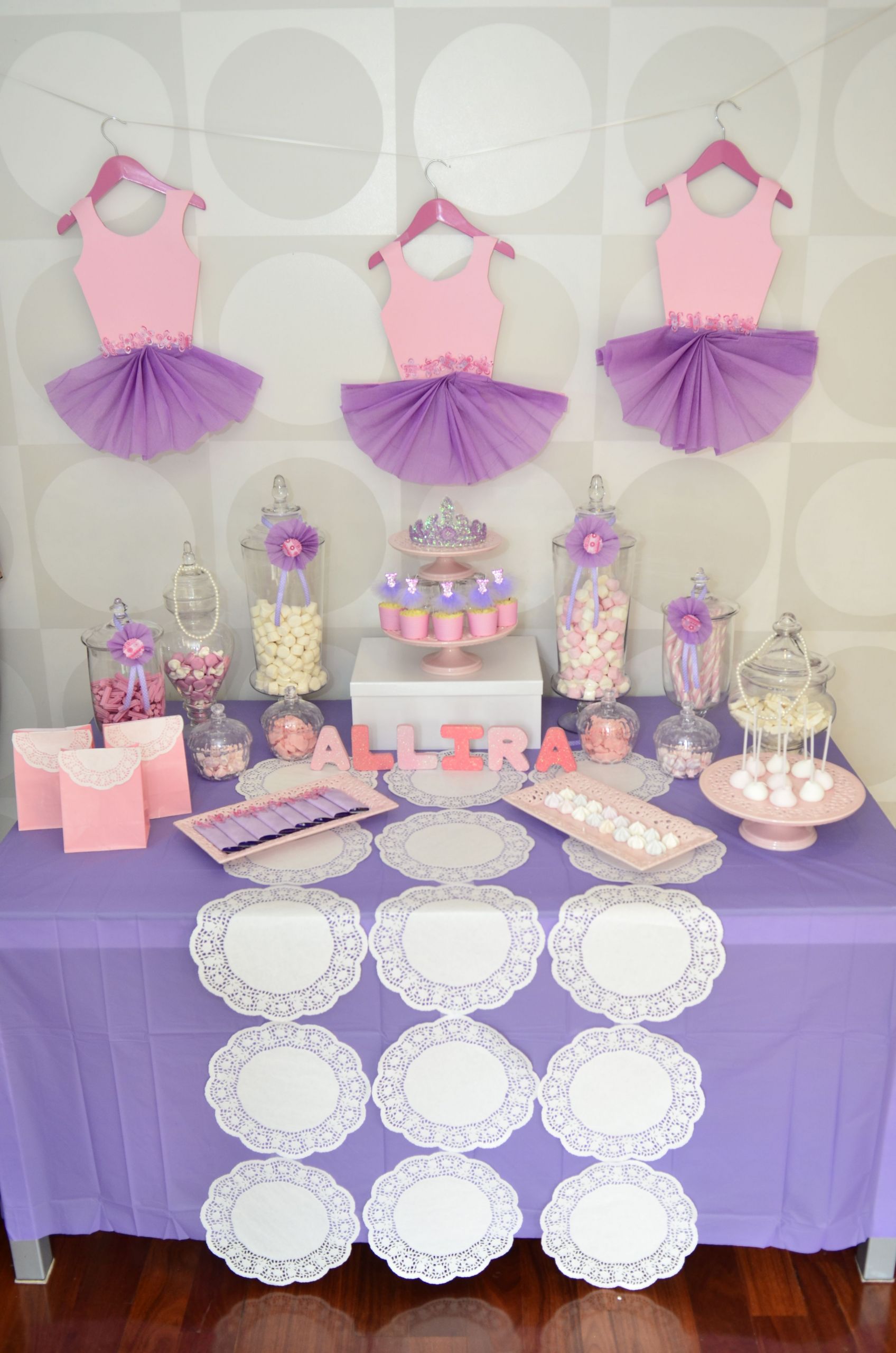 Party Decorations For Baby Shower
 Ballerina Theme Candy Bar