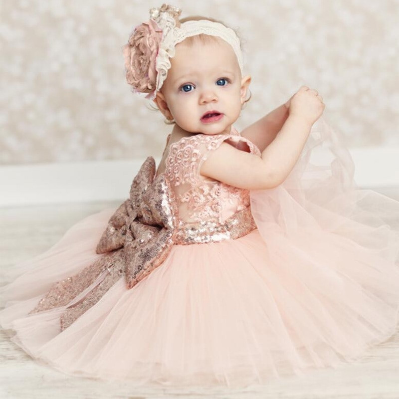 Party Dresses Baby Girl
 high quality newborn baby girls dress sequins lace baby