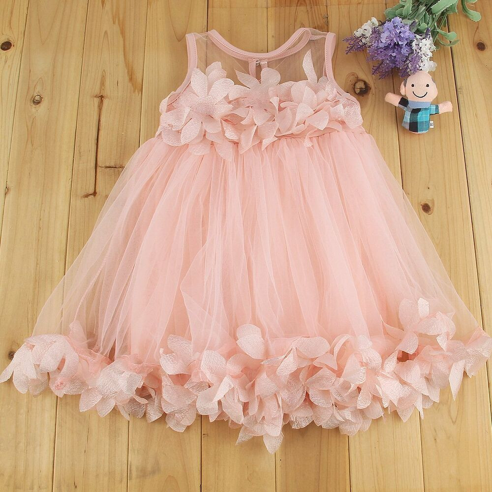 Party Dresses Baby Girl
 Flower Girls Summer Princess Dress Kids Baby Party Wedding