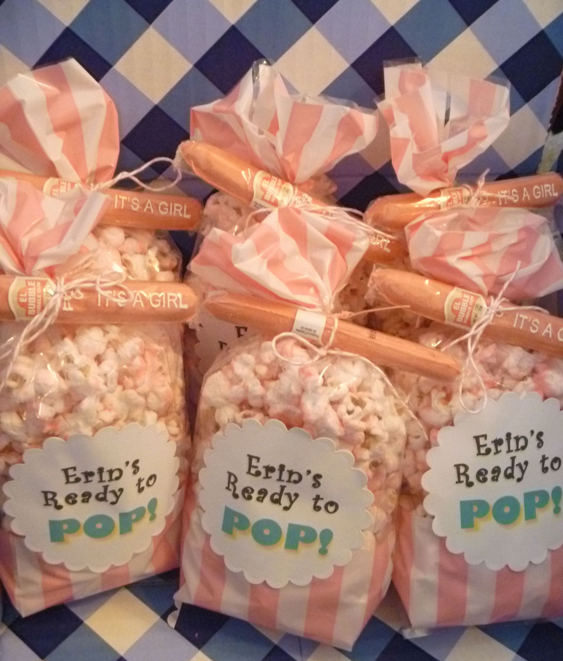 Party Favor Ideas For Baby Shower
 Salty Sweet Delicious “Ready to Pop” Popcorn – Baby Shower