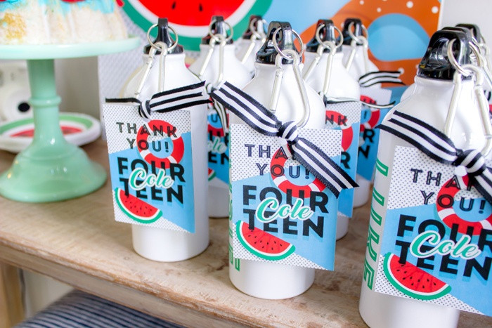 Party Favor Ideas For Pool Party
 Float n Swim Teen Pool Party