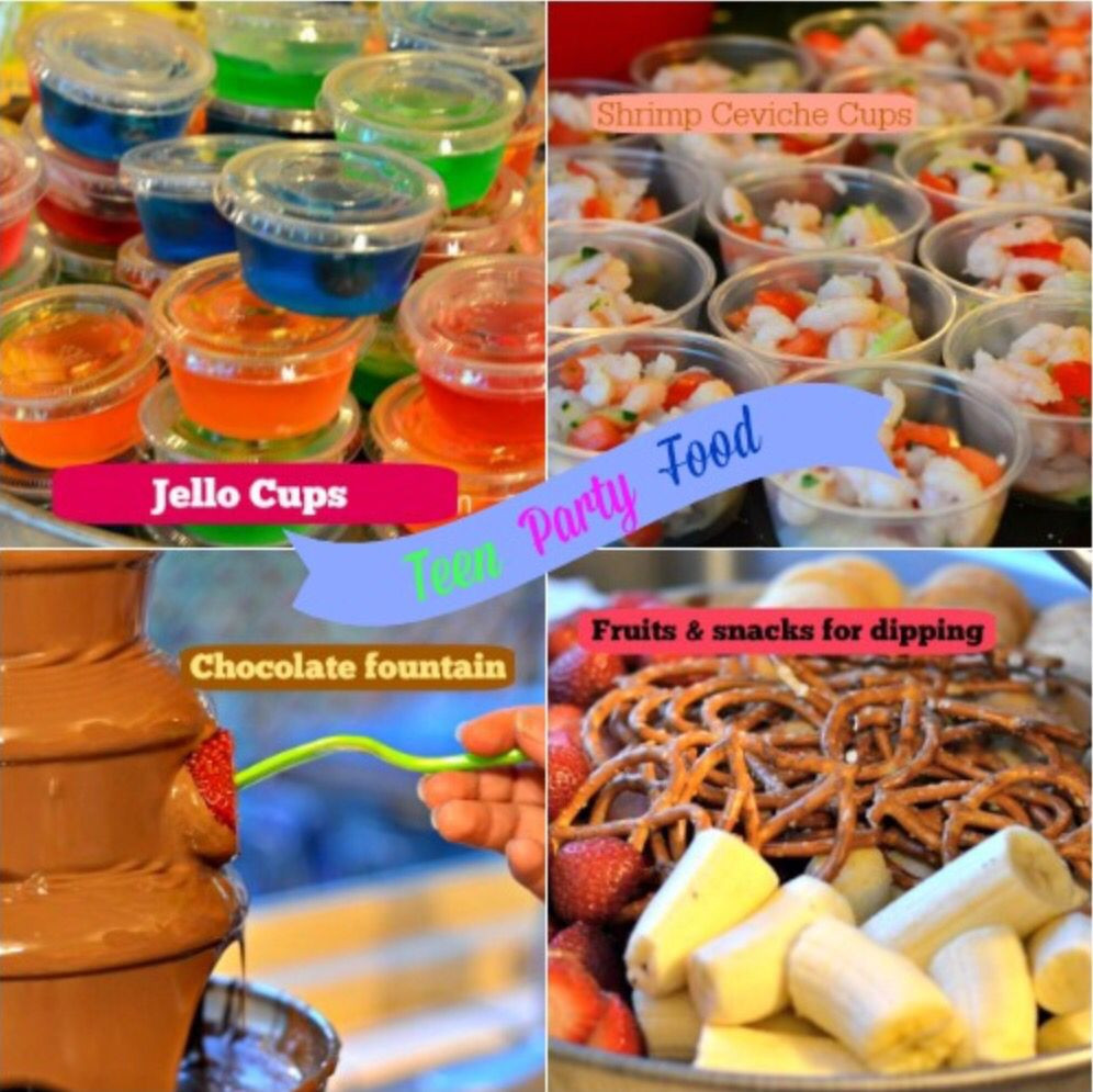 Party Food Ideas For Teens
 Pin on 13th birthday party ideas