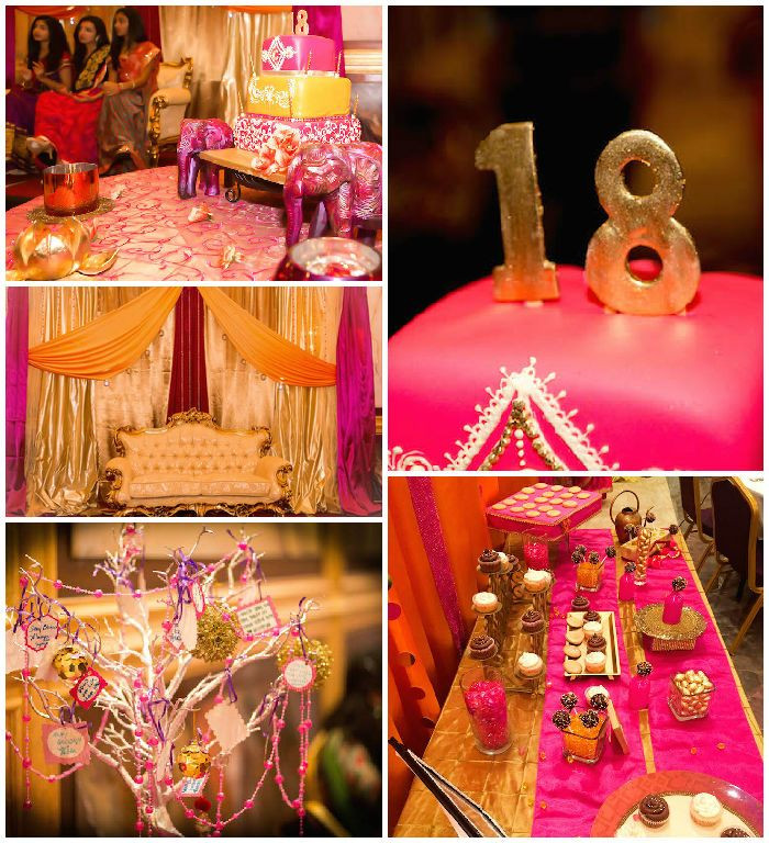Party Ideas For 18th Birthday
 Royal Bollywood Themed 18th Birthday Party