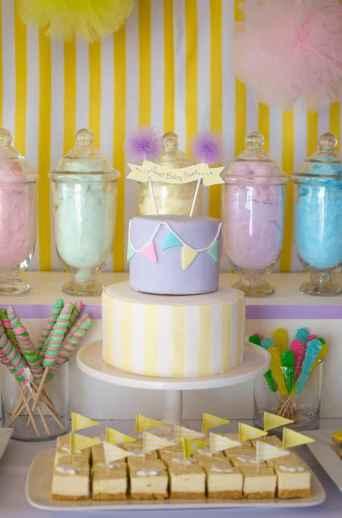 Party Supplies For Baby Shower
 Kara s Party Ideas Fairyfloss Cotton Candy Baby Shower